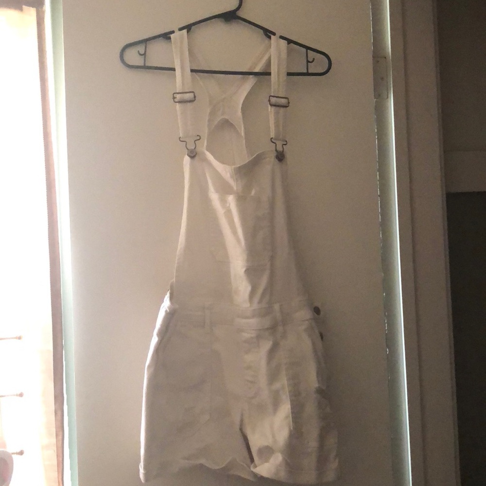 Vintage Stretch High-Rise Denim Overalls